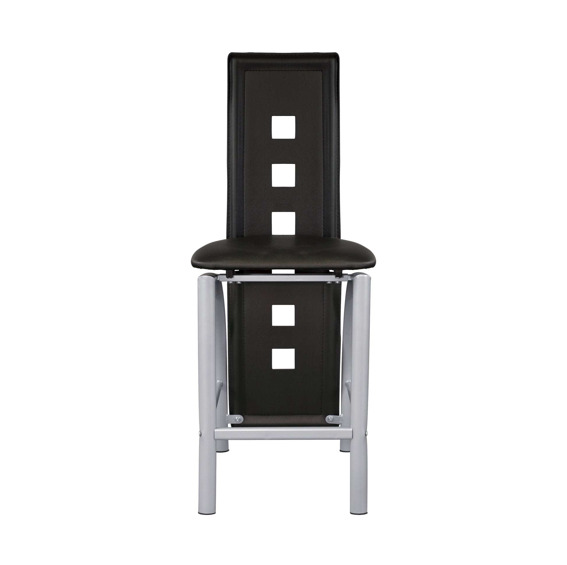 Set of 2pc Modern Style Counter Height Chairs