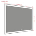 60X40 Inch Oversized Led Bathroom Mirror Wall