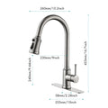 Touch Kitchen Faucet with Pull Down Sprayer brushed nickel-stainless steel