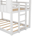 Twin Over Twin House Bunk Bed With Slide And -