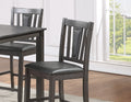 Grey Finish Dinette 5pc Set Kitchen Breakfast