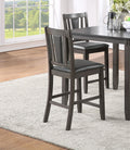 Grey Finish Dinette 5pc Set Kitchen Breakfast