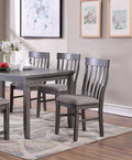 Dining Room Furniture Simple 6pc Set Dining Table 4x wood-dining room-solid