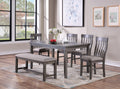 Dining Room Furniture Simple 6pc Set Dining Table 4x wood-dining room-solid