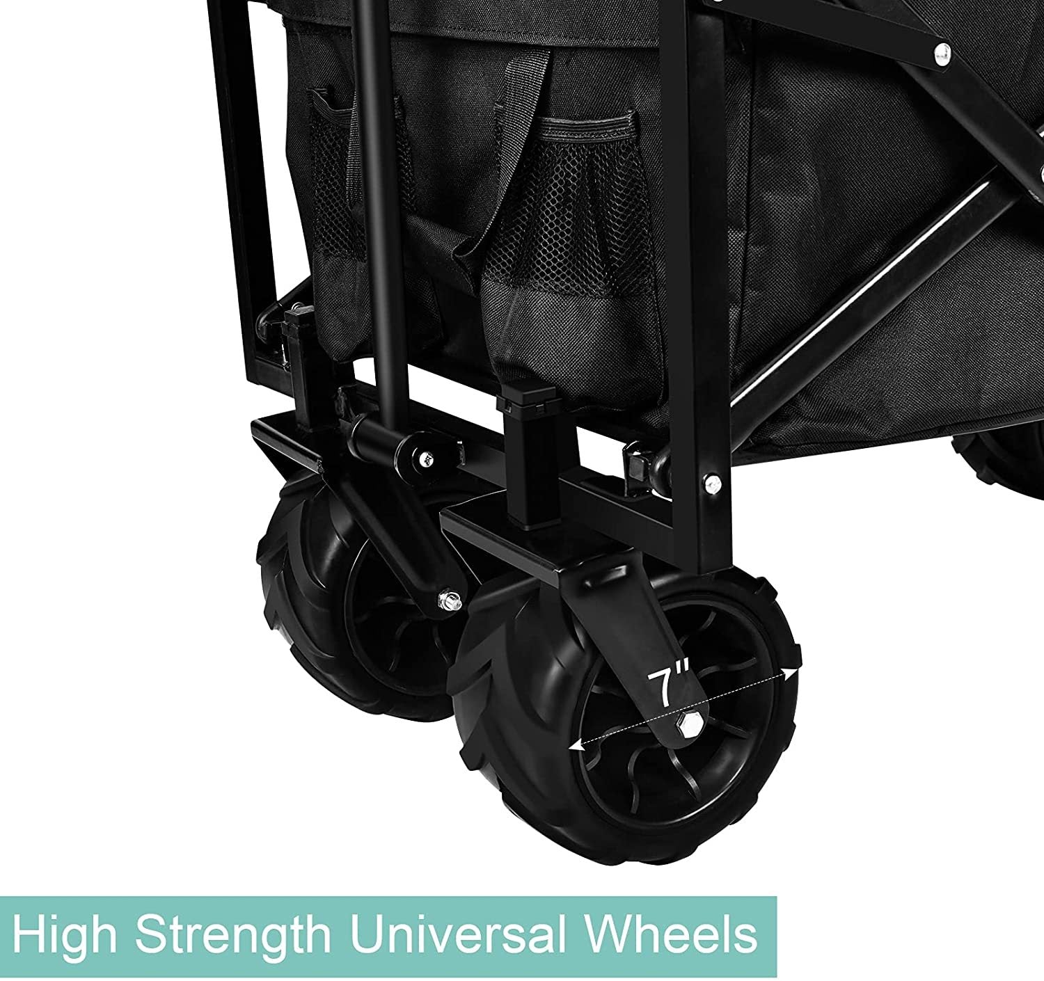 Yssoa Heavy Duty Folding Portable Cart Wagon with