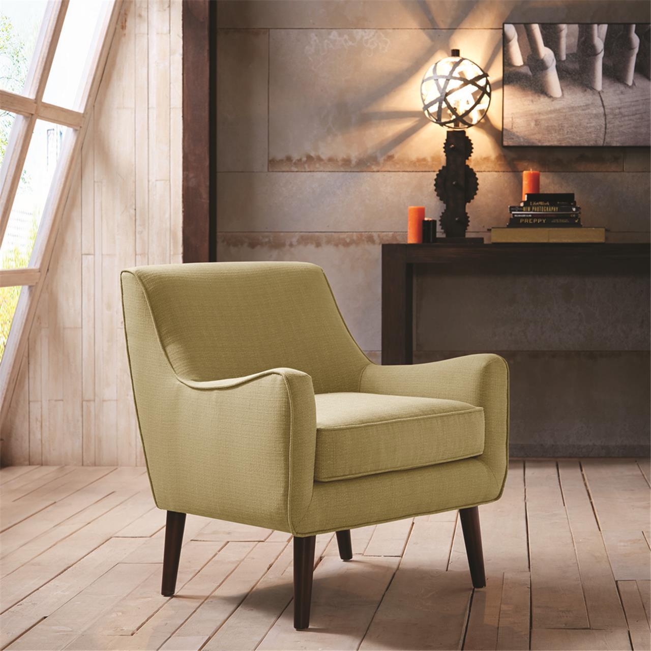 Mid Century Accent Chair green-polyester