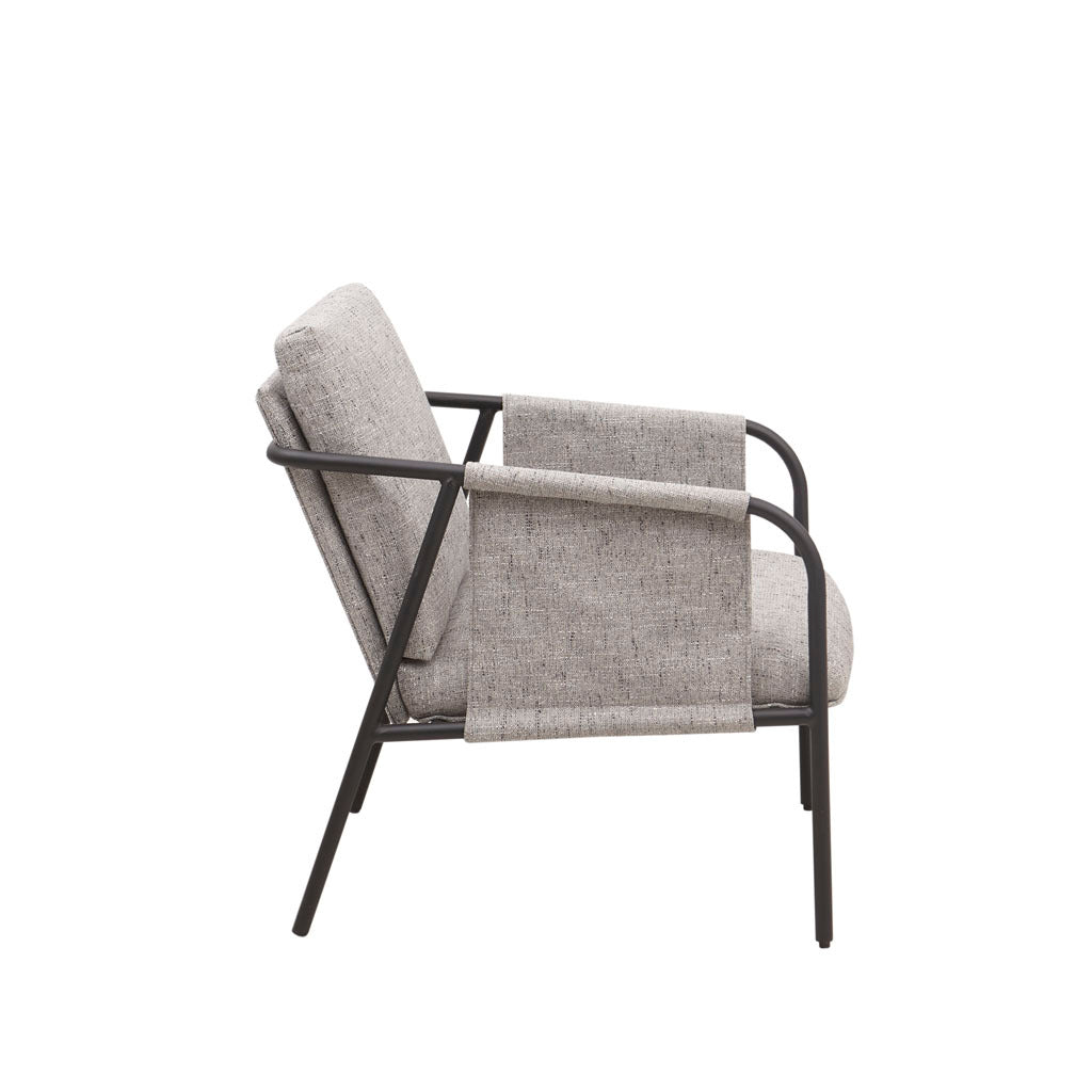 Metal Frame Accent Chair