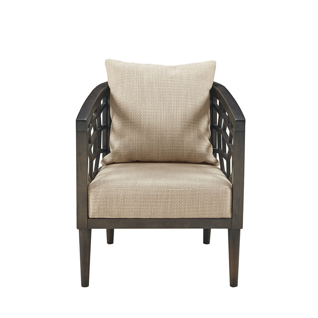 Accent Chair tan-polyester