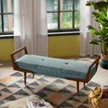 Boomerang Bench blue+pecan-polyester