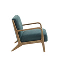 Lounge Chair teal-polyester