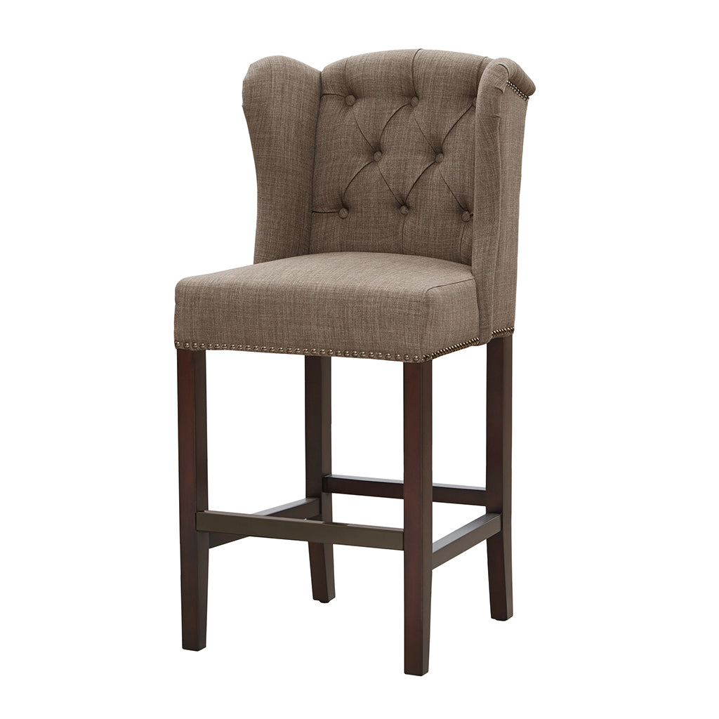 Tufted Wing Counter Stool