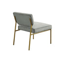 Accent Chair grey-polyester