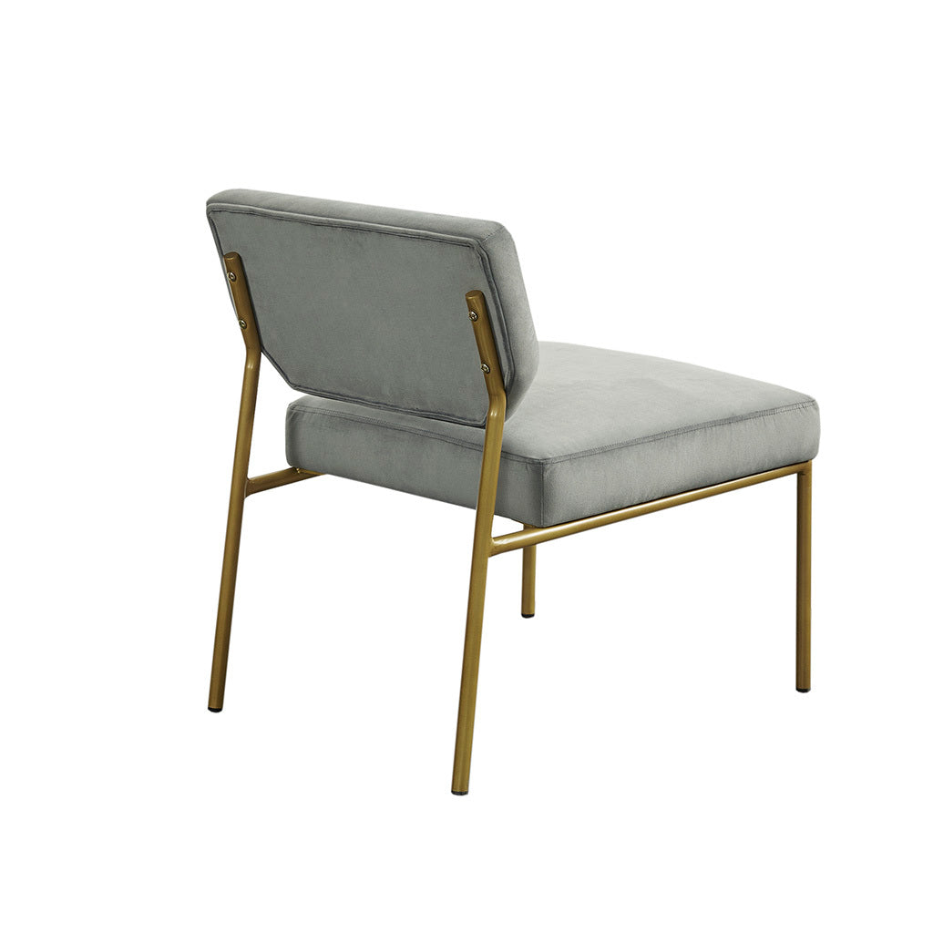 Accent Chair grey-polyester