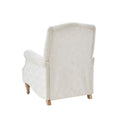 Push Back Recliner ivory-polyester