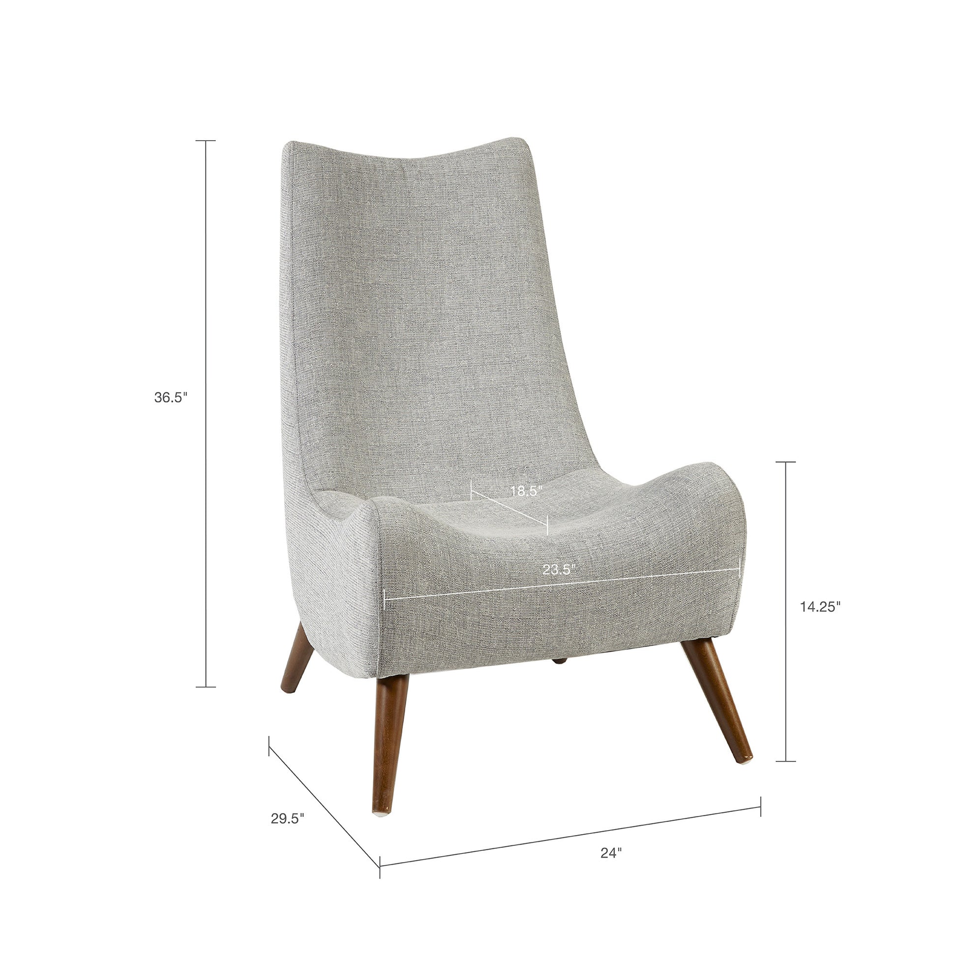 Accent Chair tan-polyester