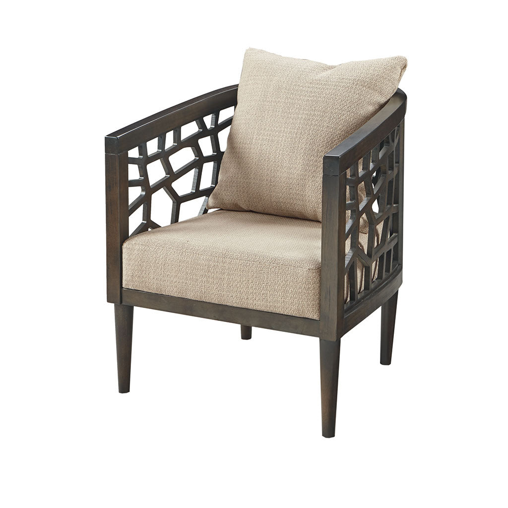 Accent Chair tan-polyester