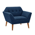 Lounge Chair blue-polyester