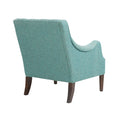 Button Tufted Accent Chair teal-polyester