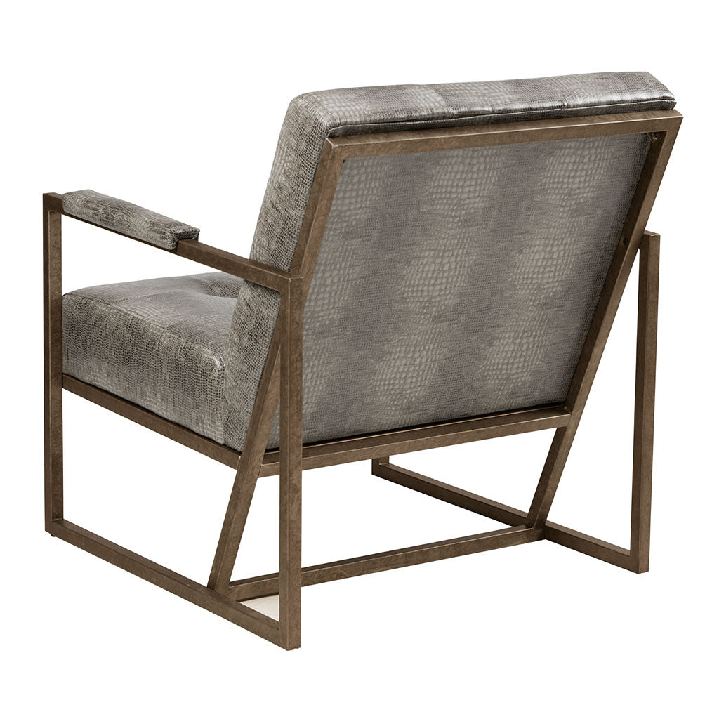 Lounge Chair grey-metal