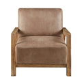 Easton Low Profile Accent Chair taupe+natural-polyester