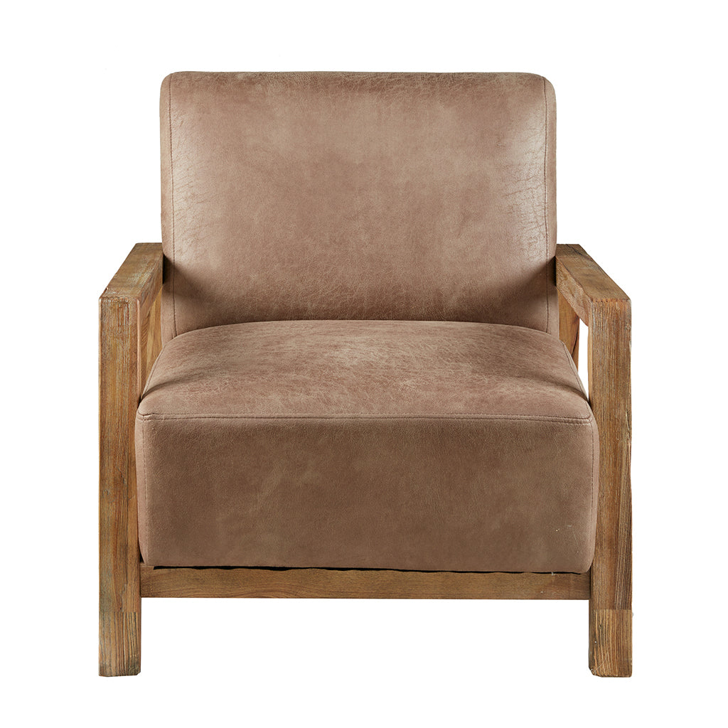 Easton Low Profile Accent Chair taupe+natural-polyester