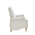 Push Back Recliner ivory-polyester