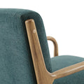 Lounge Chair teal-polyester