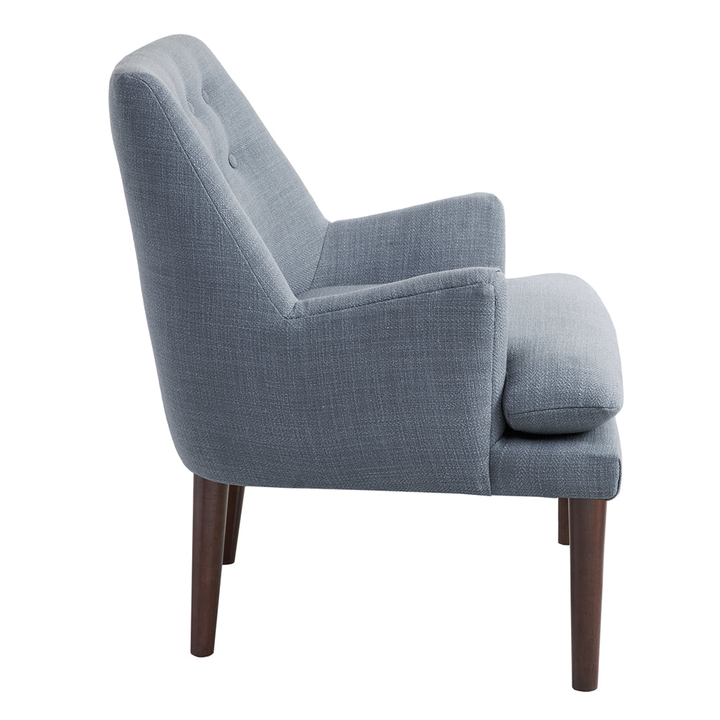 Mid Century Accent Chair blue-polyester