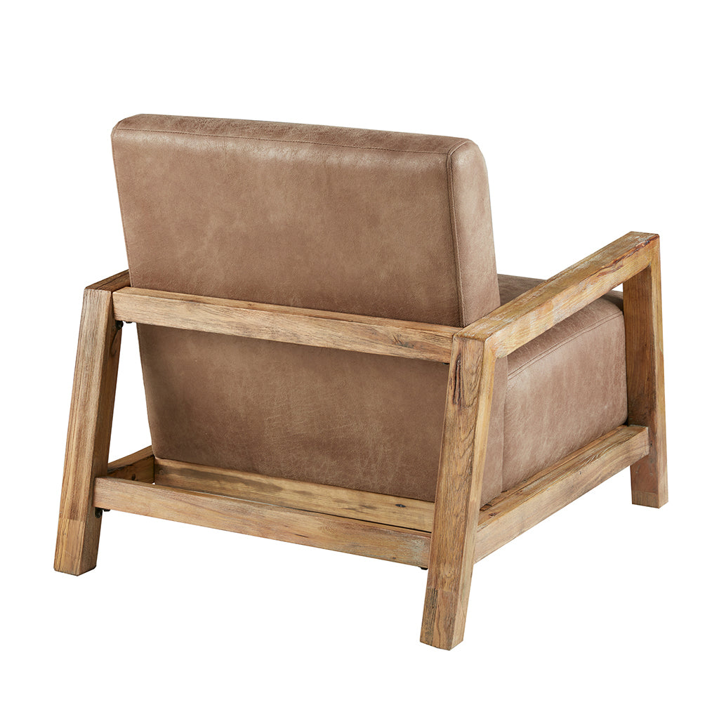 Easton Low Profile Accent Chair taupe+natural-polyester