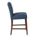 Tufted Counter Stool navy-polyester