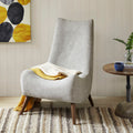 Accent Chair tan-polyester