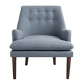 Mid Century Accent Chair blue-polyester