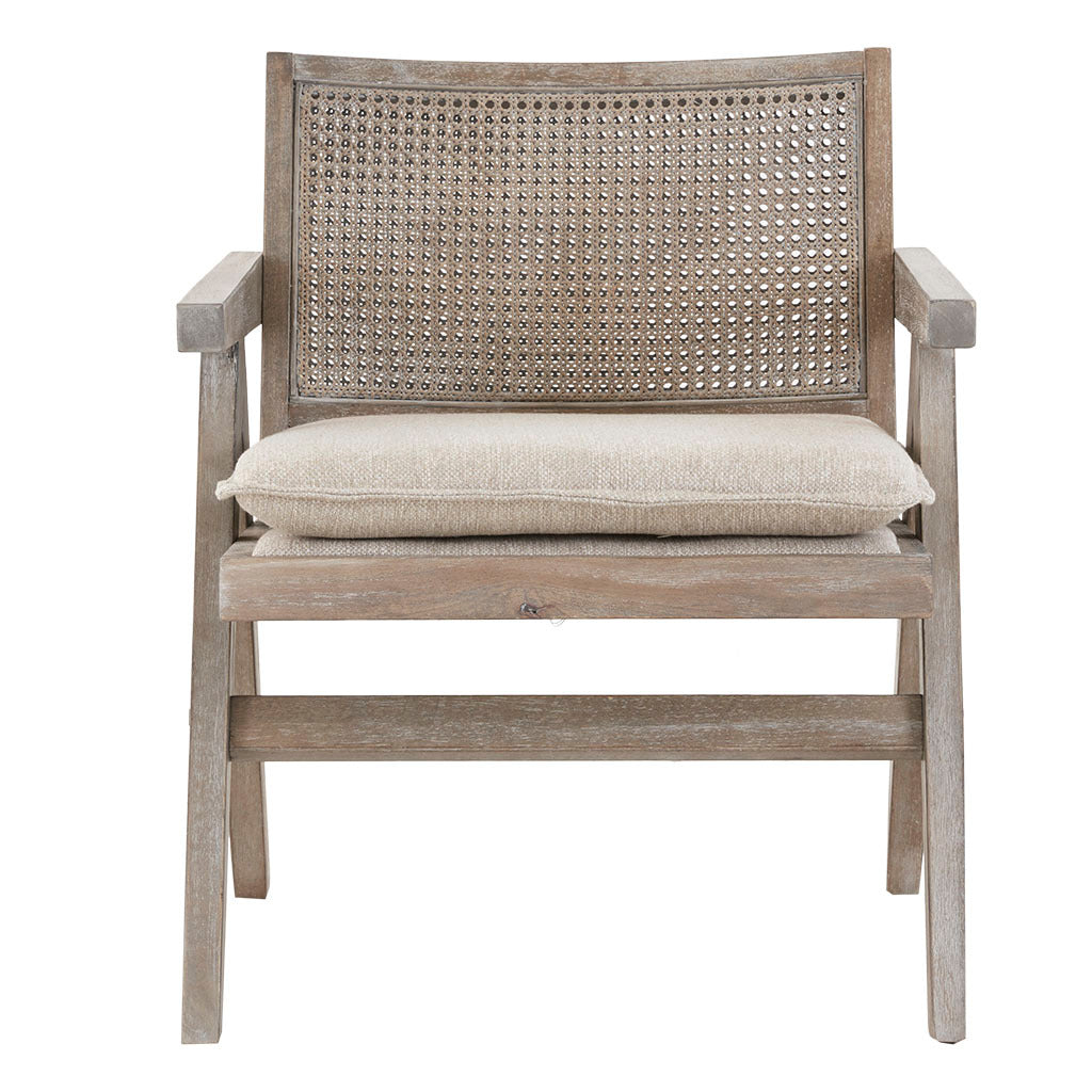 Accent Chair grey-polyester