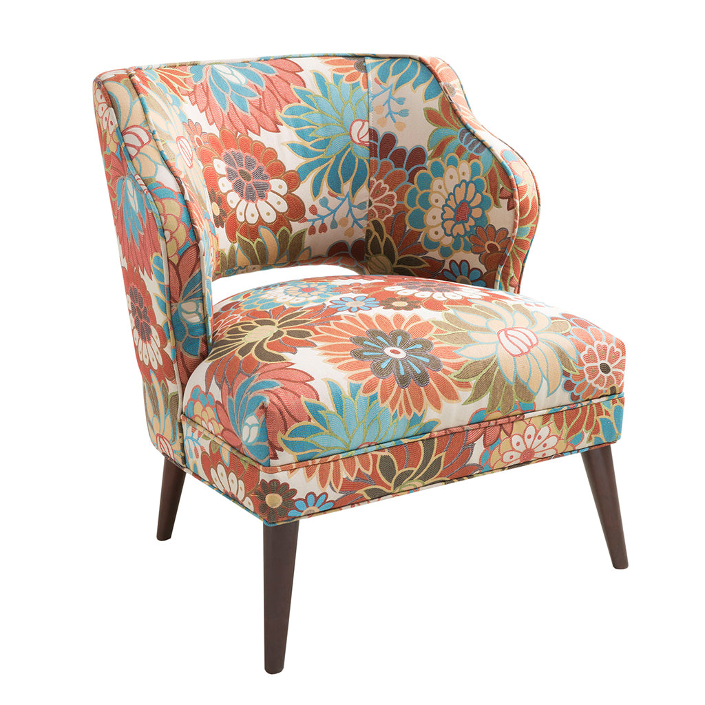 Open Back Accent Chair multi-polyester