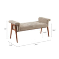 Accent Bench tan-polyester