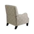 Push Back Recliner beige multi-polyester