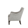 Button Tufted Accent Chair grey-polyester