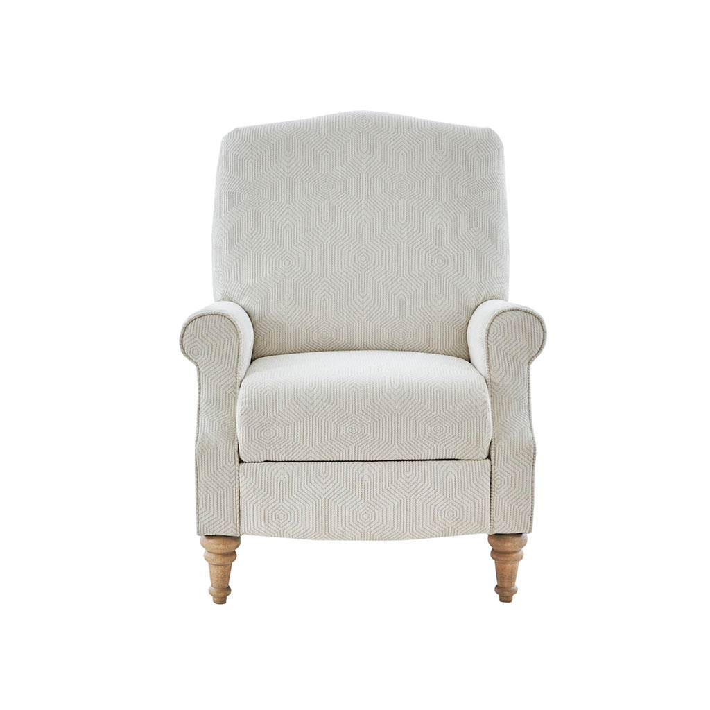 Push Back Recliner ivory-polyester