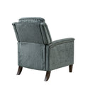 Push Back Recliner grey-polyester