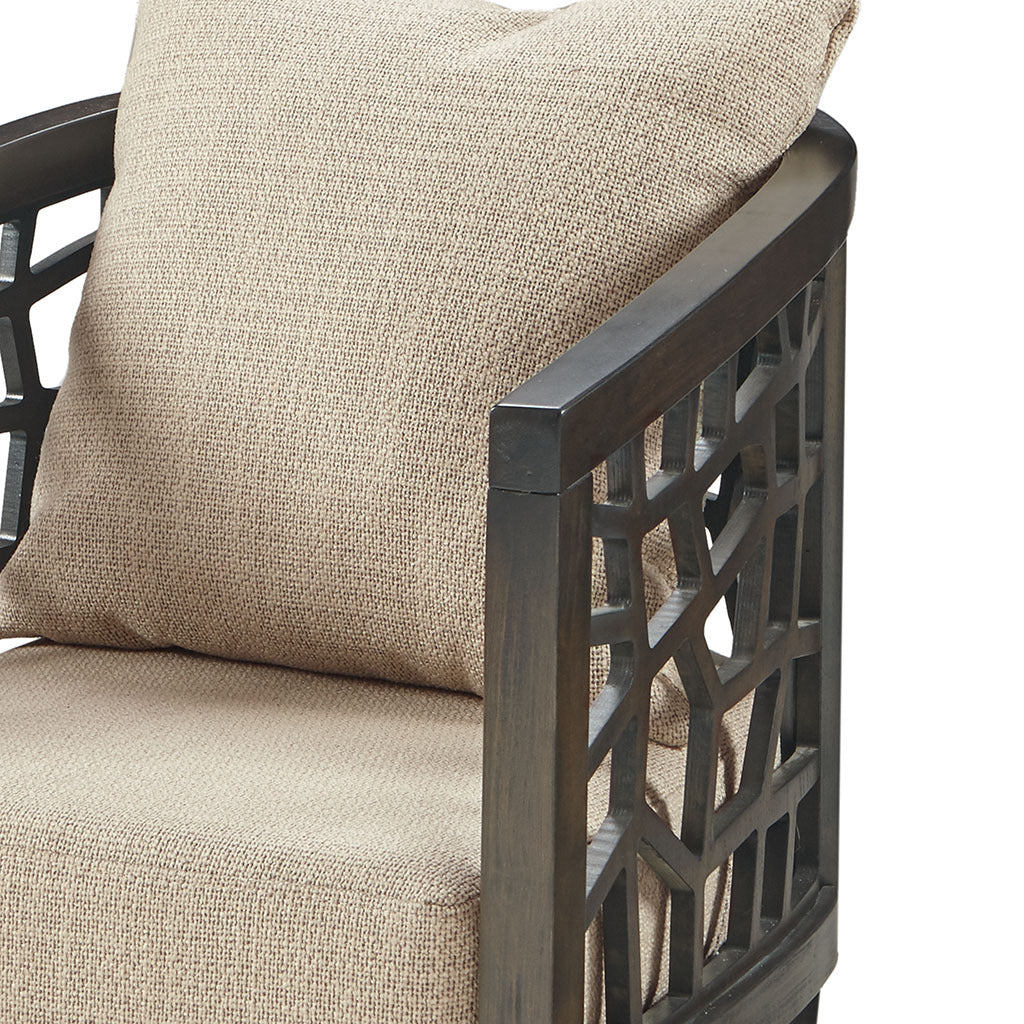 Accent Chair tan-polyester