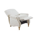 Push Back Recliner ivory-polyester