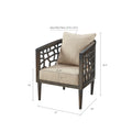 Accent Chair tan-polyester