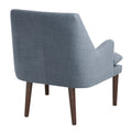 Mid Century Accent Chair blue-polyester