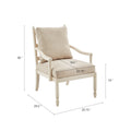 Accent Chair cream-polyester