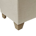 Soft Close Storage Bench natural-polyester