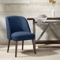 Bexley Rounded Back Dining Chair blue-polyester