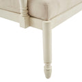 Accent Chair cream-polyester