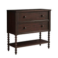 2 Drawer Accent Chest morocco brown-wood