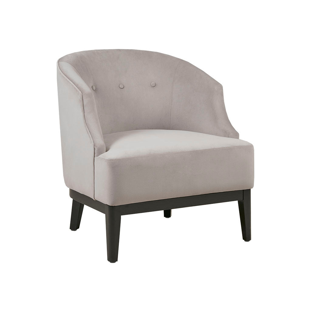 Accent chair taupe-polyester