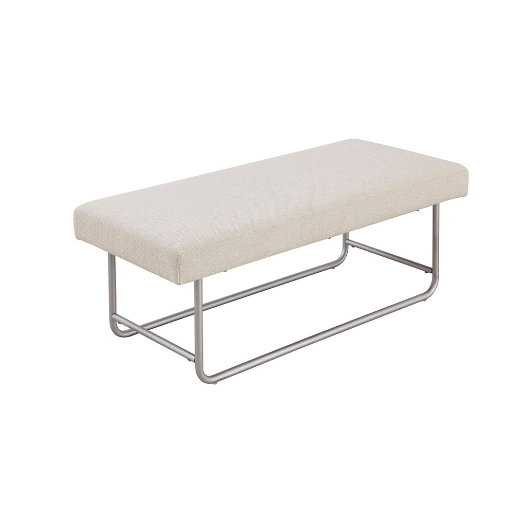 Bench ivory-polyester